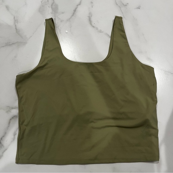 New Pacsun Contour Shape Me Square Neck Tank Top in Sage Green XXL - Picture 4 of 9